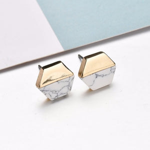 Geometric Stud Earrings