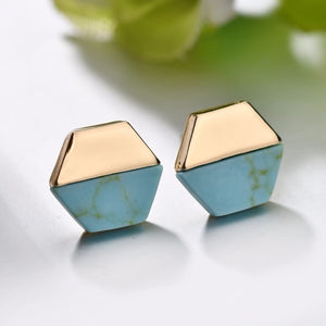 Geometric Stud Earrings