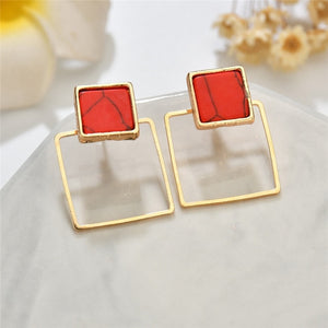 Geometric Stud Earrings