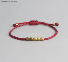 Load image into Gallery viewer, Handmade Tibetan Bead Lucky Bracelet