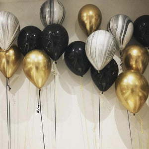 Balloons: Marble, Metallic, Chrome