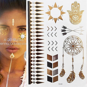 Metallic Temporary Tattoo