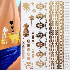 Metallic Temporary Tattoo