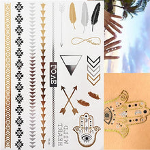 Load image into Gallery viewer, Metallic Temporary Tattoo