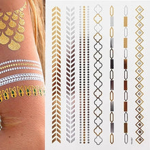 Load image into Gallery viewer, Metallic Temporary Tattoo