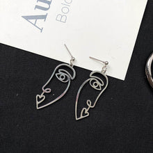 Load image into Gallery viewer, Face Drop Earrings