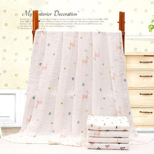 Bamboo Fiber Cotton Baby Blanket