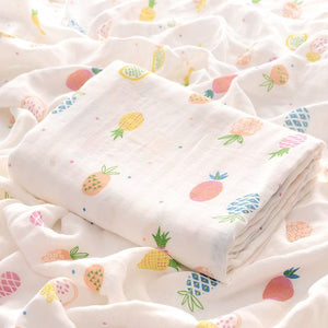 Bamboo Fiber Cotton Baby Blanket