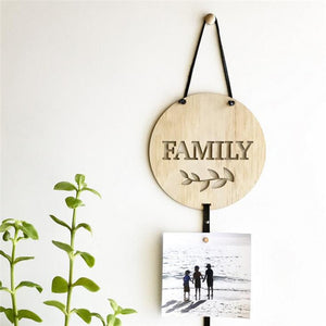 Nordic Style Wall Hanging Hairpin Organizer (Wooden Crafts )