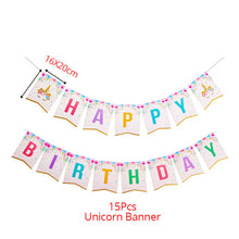 Load image into Gallery viewer, 51/81pcs Unicorn Party Supplies Kids Birthday